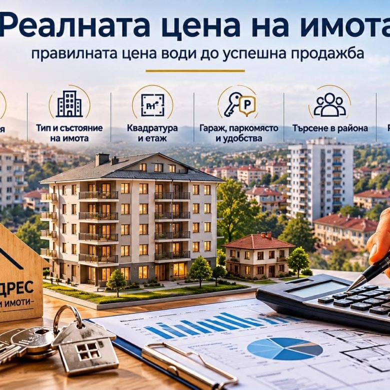 Как да определим реалната продажна цена на имот в Търговище ?
