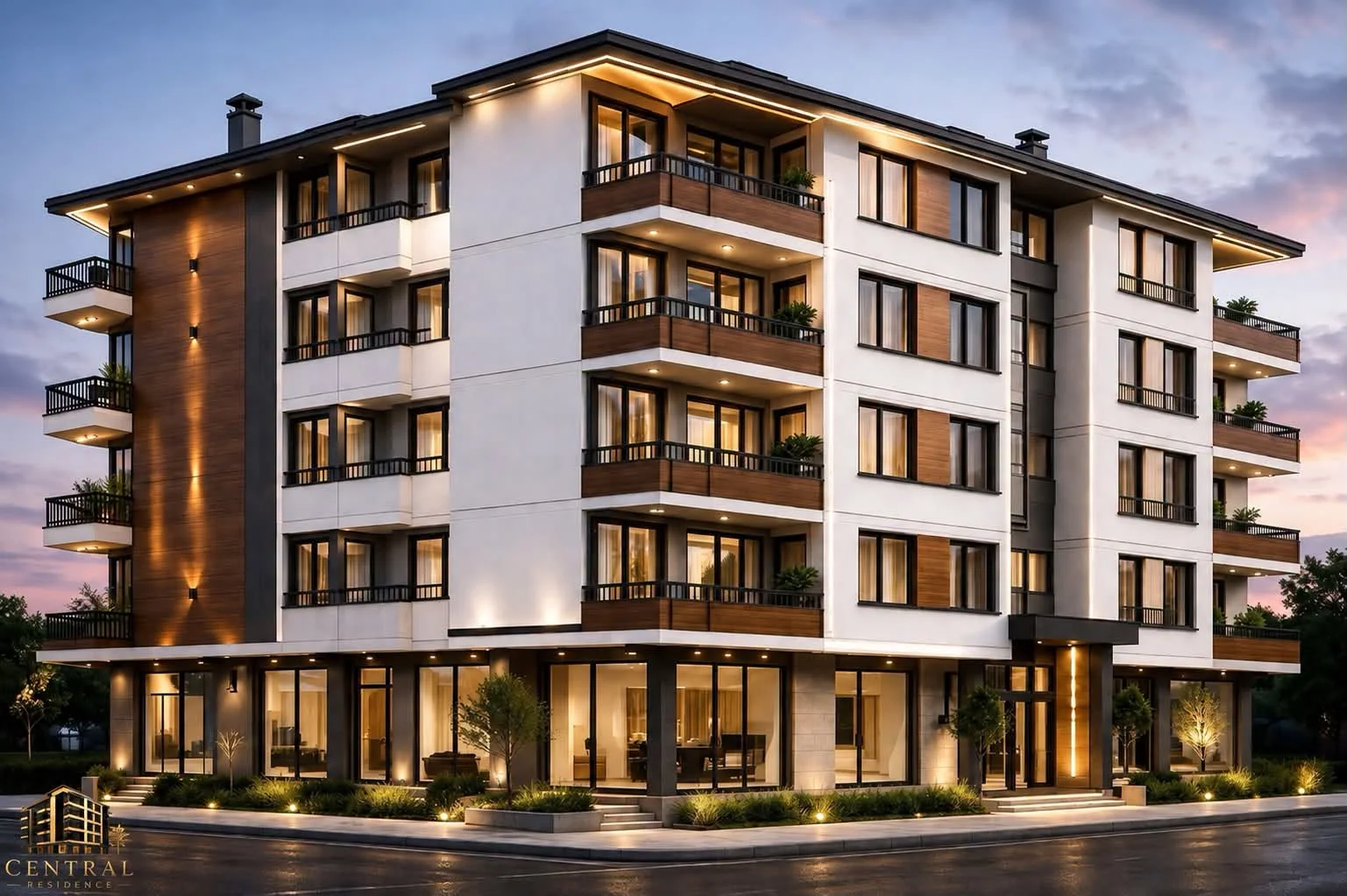 CENTRAL RESIDENCE бутикова жилищна сграда ново строителство център Търговище